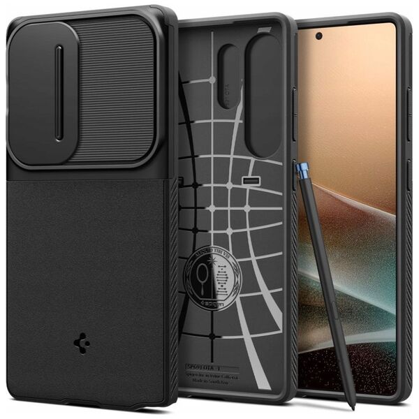 Etui Spigen Optik Armor do Samsung        Galaxy S25 Ultra czarny