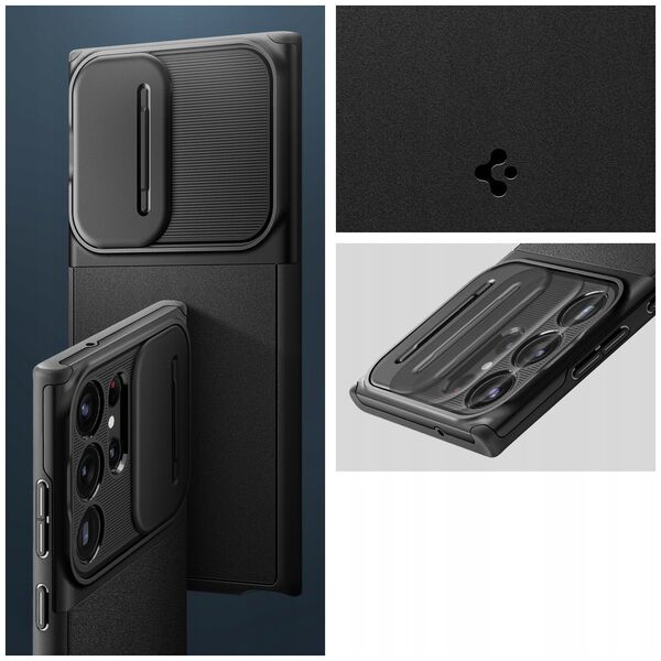 Etui Spigen Optik Armor do Samsung        Galaxy S25 Ultra czarny