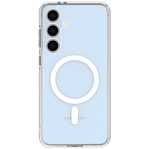 Etui Spigen Ultra Hybrid Mag MagSafe do   Samsung Galaxy S25 biały