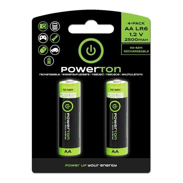 Powerton Akumulator AA / R6 2500mAh 2 szt.
