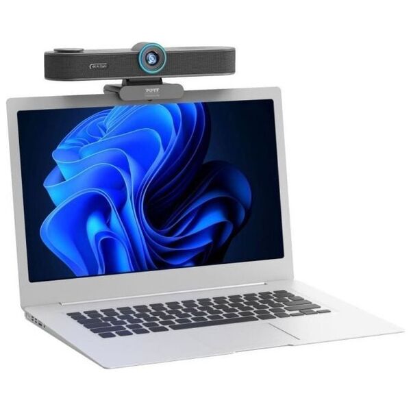 Kamera internetowa Port Designs Port Designs 902005 kamera do wideokonferencji 8,29 MP Czarny 3840 x 2160 px 30 fps CMOS 25,4 / 2,8 mm (1 / 2.8")