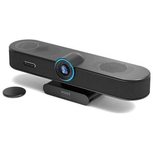 Kamera internetowa Port Designs Port Designs 902005 kamera do wideokonferencji 8,29 MP Czarny 3840 x 2160 px 30 fps CMOS 25,4 / 2,8 mm (1 / 2.8")