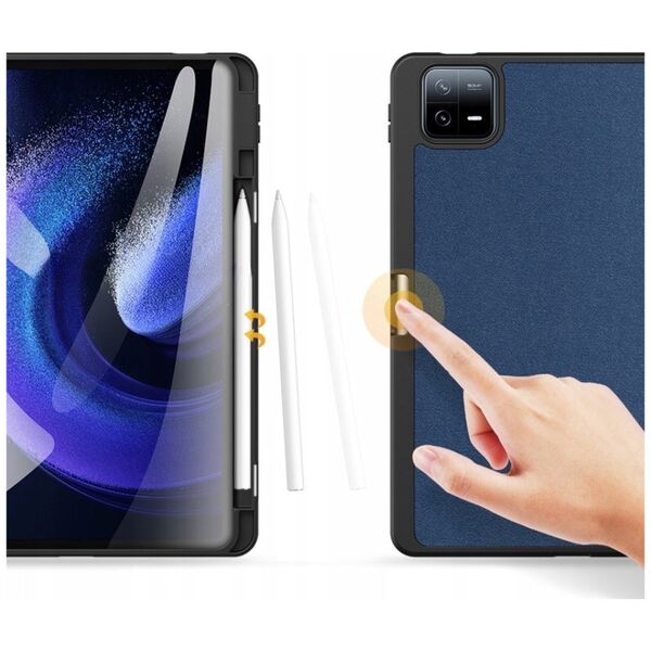Etui na tablet Dux Ducis Etui Dux Ducis Domo z klapką i smart sleep na Xiaomi Pad 6 / 6 Pro - niebieskie