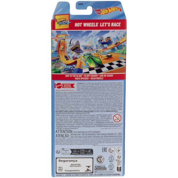 HW SAMOCHODZIK 5-PAK LET S RACE START JDR20 WB12