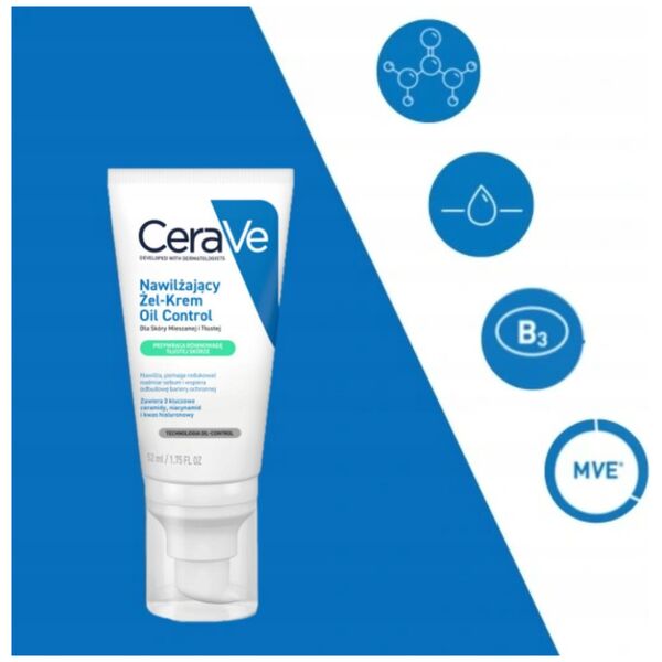 CERAVE_Oil Control żel-krem do twarzy 52ml
