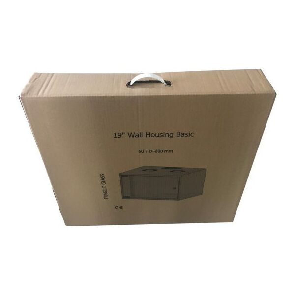 Obudowa serwerowa EFB EFB 19" 12HE Wandgeh. Basic, Tiefe 600mm, unmontiert,schwarz
