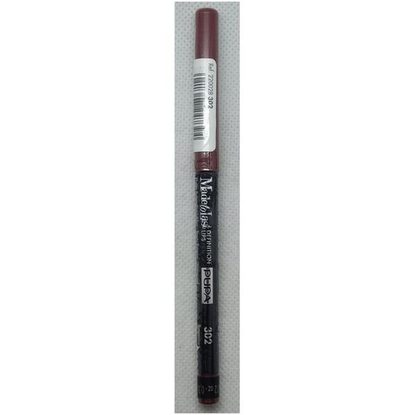 Pupa, Made To Last, Contour, Lip Liner, 302, Chic Burgundy, 0.35 g For Women