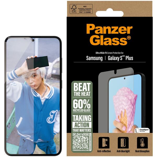 PanzerGlass All-in-One Screen Protector Galaxy S25 Plus