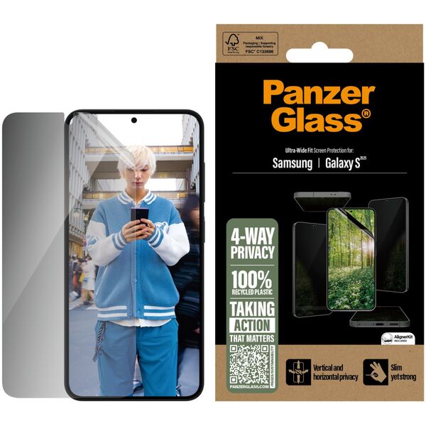 PanzerGlass ECO MATRIX 4-way Screen Protector Galaxy S25