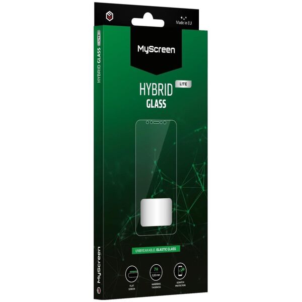 MyScreen Protector Apple iPhone 13/13 Pro 6.1" - Υβριδικό γυαλί για το επίπεδο μέρος της οθόνης HYBRID GLASS LITE 10056960 5904433201605