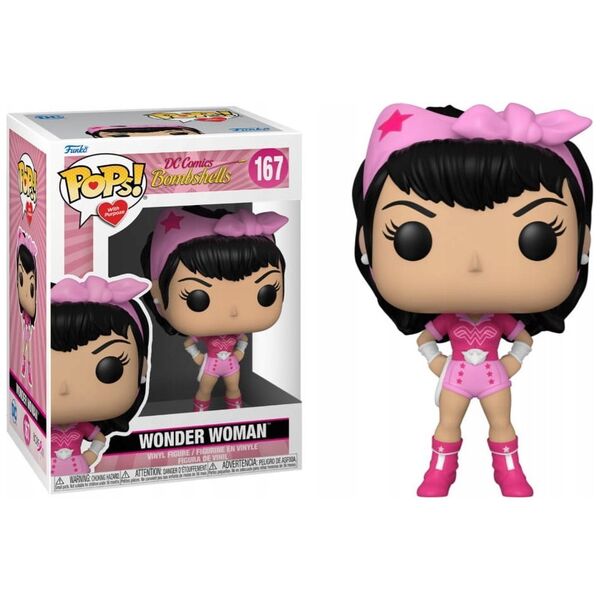 Funko Pop Funko DC Comics POP Heroes Vinyl Figure BC Awareness - Bombshell Wonder Woman 9 cm, play figure 10228728 889698585033