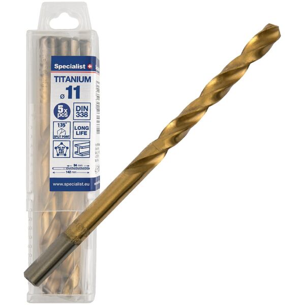 Specialist+ Specialist+ Titan met drill. γρ. 11mm 5vnt 10406146 4779039134326