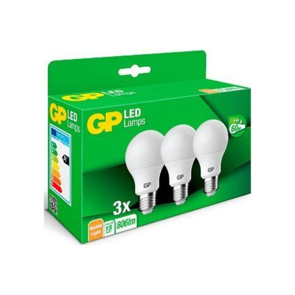 GP 1x3 GP Φωτισμός LED Classic E27 8,6W GP 087687 10679328 4895149087687