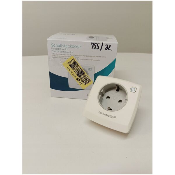 HomeMatic IP Υποδοχή διακόπτη IP Homematic (HmIP-PS-2) (λευκή) 11274883 4047976573387