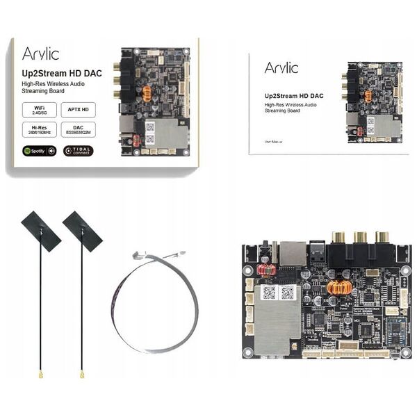 Arylic Arylic Up2Stream HD DAC - Airplay 2 High-Res Wireless Aptx HD Streaming Board (χωρίς ενισχυτή) 12018073 5904673780311