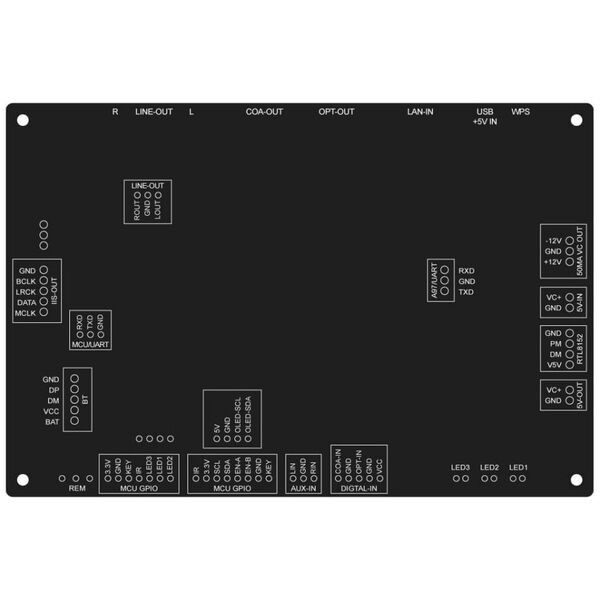 Arylic Arylic Up2Stream HD DAC - Airplay 2 High-Res Wireless Aptx HD Streaming Board (χωρίς ενισχυτή) 12018073 5904673780311