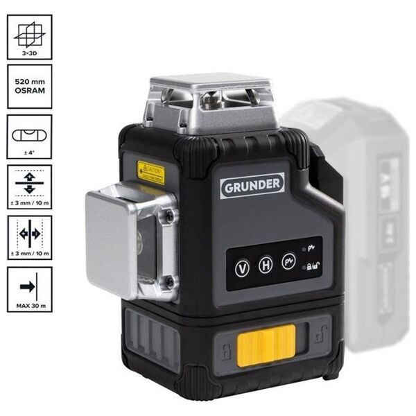 Προμήθεια ΑΚΟΡΔΩΤΟ ΕΠΙΠΕΔΟ LASER LY-360G 18V ΠΡΑΣΙΝΟ 13496648 4772013335764