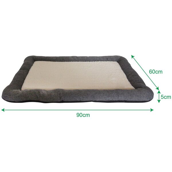 ΚΡΕΒΑΤΙ PET ΓΚΡΙ LPT4651M HOPPY 90X60X5CM 13554854 4772013413820