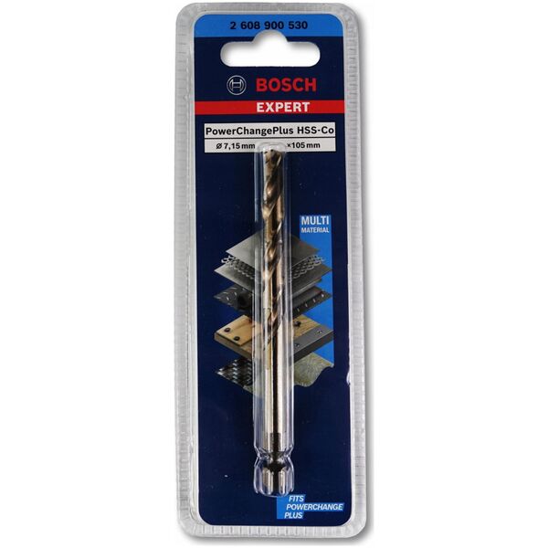 Κεντρικό τρυπάνι Bosch Bosch Expert HSS-Co, O 7,15 x 105 mm (για πριόνια οπών) 10034946 4059952536767