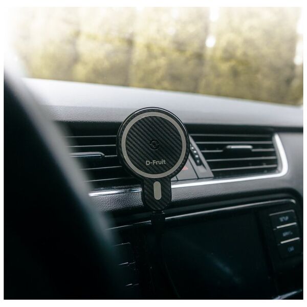 D-Fruit phone car mount + wireless charger Magnetic 15W (DF109)