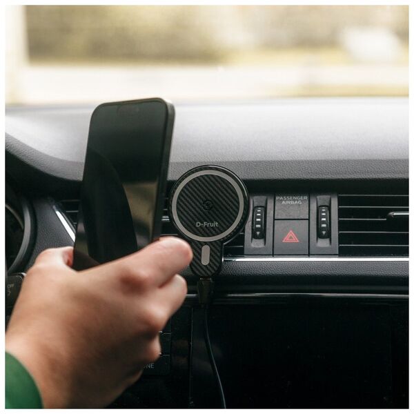 D-Fruit phone car mount + wireless charger Magnetic 15W (DF109)