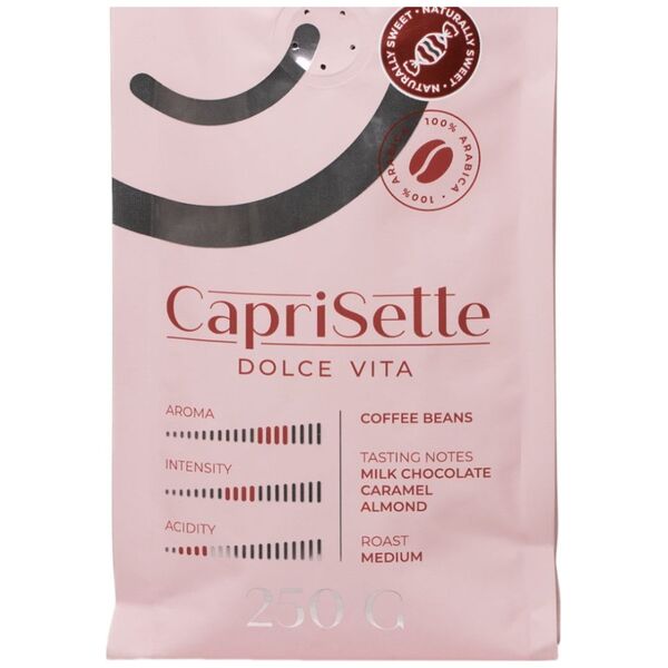 Coffee beans Caprisette Dolce Vita, 250 g