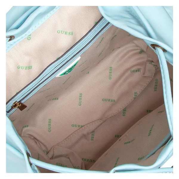 Guess, Gemma, Polyester, Textile Backpack, Aqua, 204669, For Women, 22 x 30 x 9.5 cm For Women