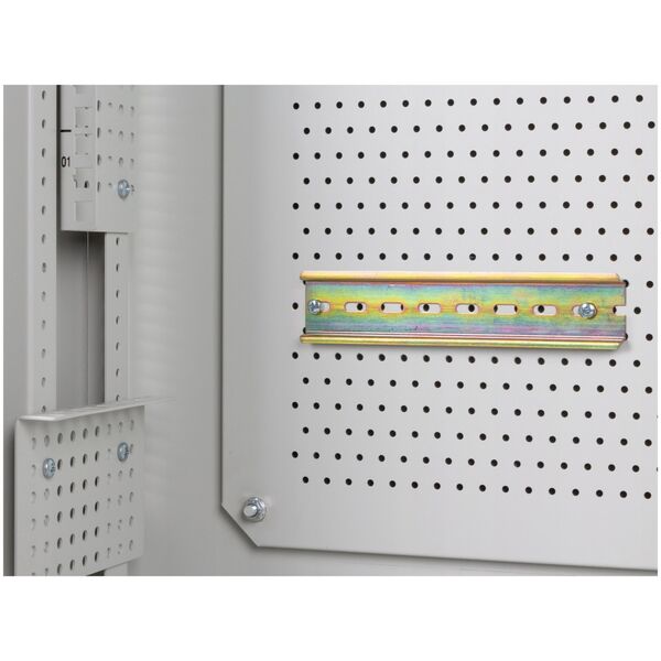 SZAFA INSTALACYJNA RACK WISZĄCA 19" 6U+3U 540X200 NISKOPROFILOWA SZARA LANBERG (ZŁOŻONA)