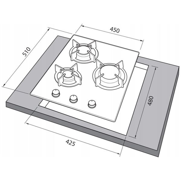 Hob Freggia HH430VGTW