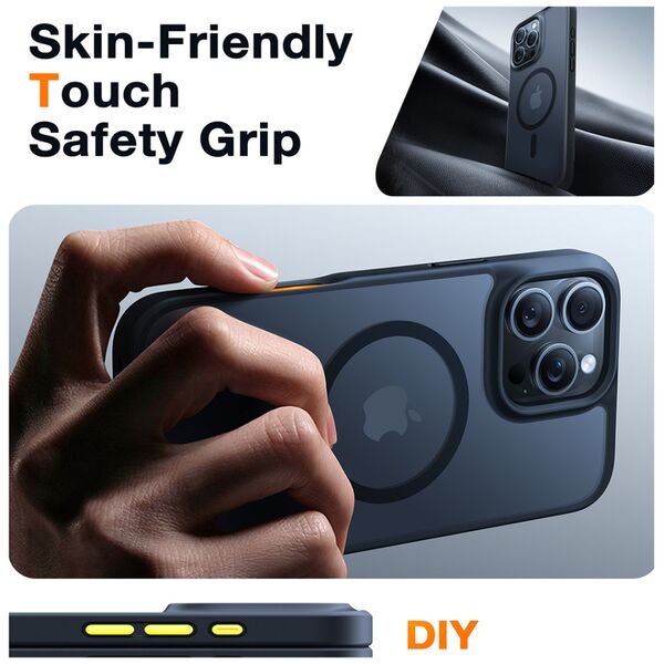 Torras Case for iPhone 16 Pro Max - Torras Guardian Magnetic Series - Black 6970592332428 έως 12 άτοκες Δόσεις