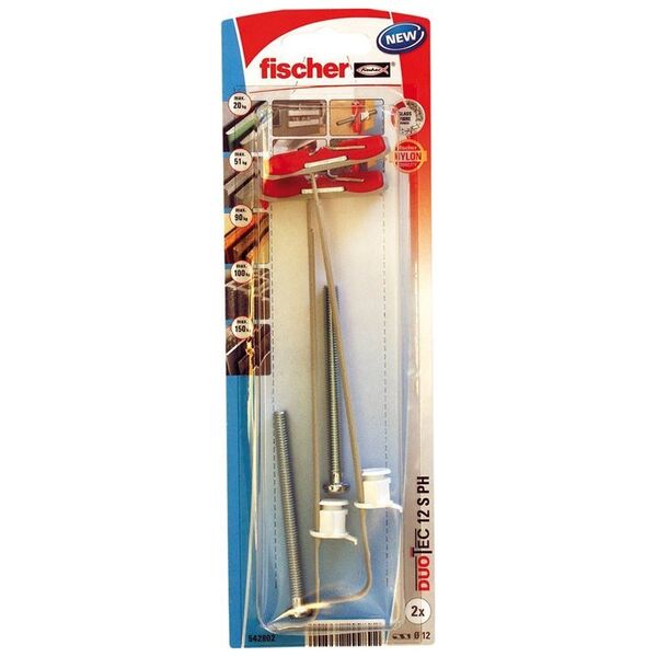 Fischer KAISCIAI GIPSO KARTONUI, 12 S, 2 VNT. 10408435 4048962299892