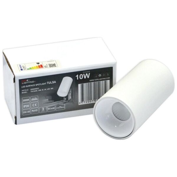 Tope LUMINAIRE LED φωτιστικό οροφής 10W 900LM 3000K ΛΕΥΚΟ 10681957 4772007012664