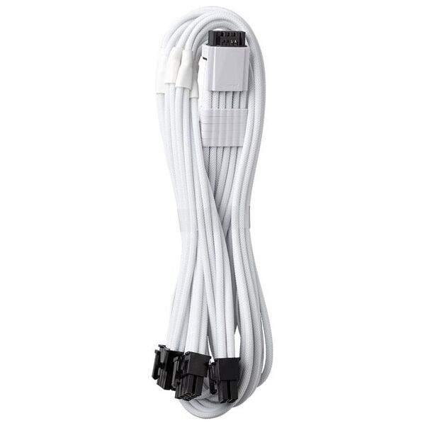 CableMod CableMod RT-Series PRO ModMesh 12VHPWR to 3x PCI-e Cable for ASUS/Seasonic - 60cm, λευκό 13334504 694365692231