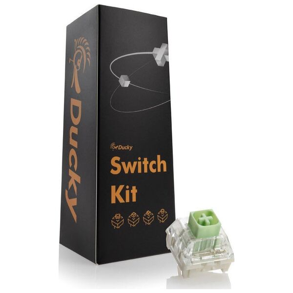 Ducky Ducky Kailh Box Jade Switches, mechanisch, 3-pin, clicky, MX-Stem, 50g - 110 Stück 13335656 4711281574314