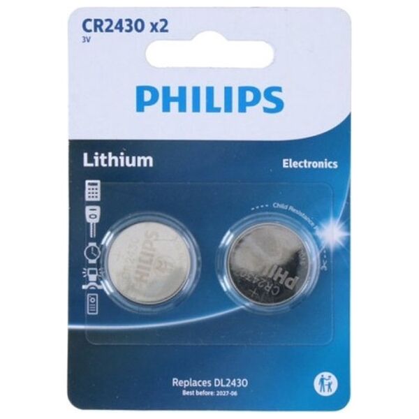 Philips Philips minicelle CR2430 2-blister 14168487 4895229118478