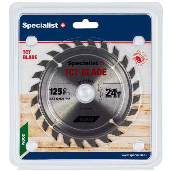 Δίσκος κοπής Specialist+ SPECIALIST+, 125x24Tx22 mm 14386311 4773005125240
