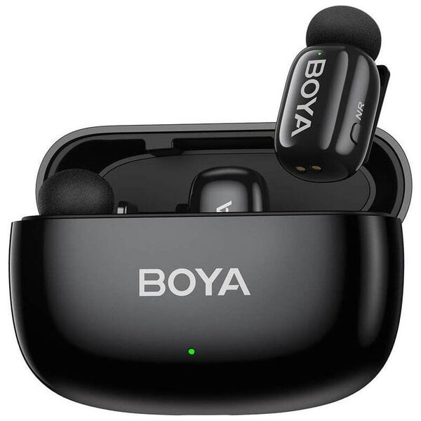 Boya Mini-14 Ultracompact 2.4GHz Wireless Microphone System with USB-C plug(Black)