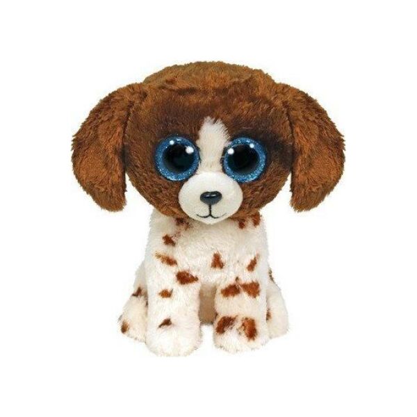 Meteor Maskotka Ty Beanie Boos Pies brązowo-biały - Muddles 15 cm
