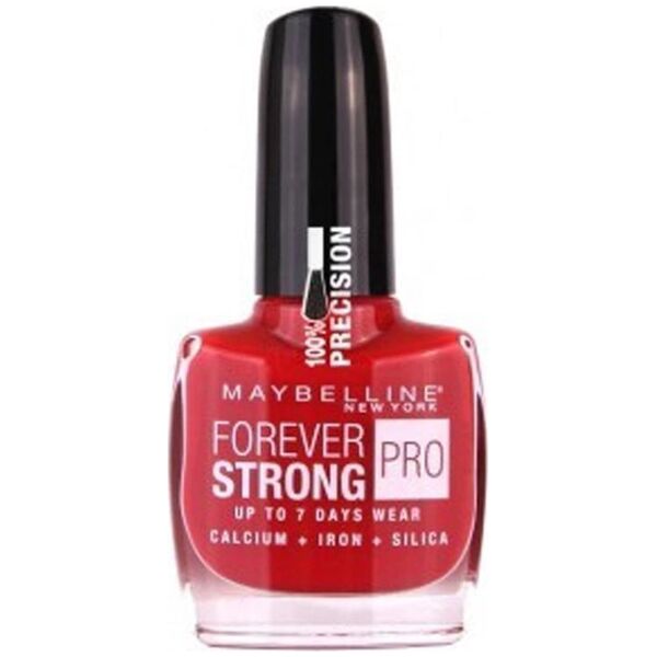 Maybelline Maybelline, Forever Strong Super Stay 7 Days, Βερνίκι νυχιών, 505, Κόκκινο, 10 ml για γυναίκες 13076264 3600530794034