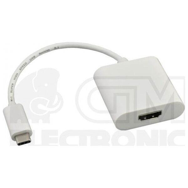 Προσαρμογέας AV PremiumCord PremiumCord Převodník USB-C σε HDMI, ανάλυση 4K*2K@30Hz 13204688 8592220013493