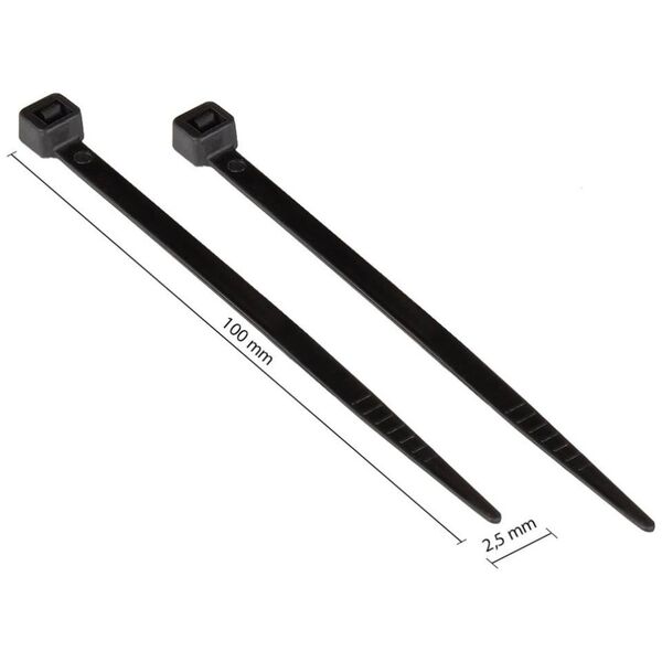 Καλές Συνδέσεις Καλές Συνδέσεις Kabelbinder 100mmx2,5mm 100 St. schwarz 14148376 4014619708598