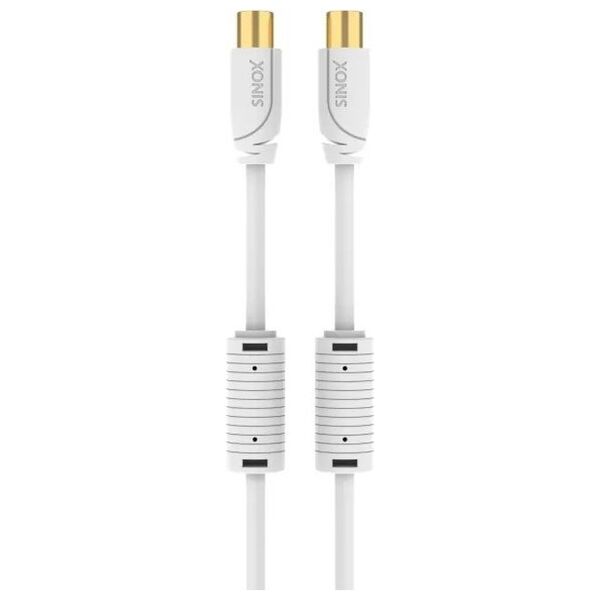 Καλώδιο κεραίας Sinox Sinox PRO. YouSee & Stofa godkendt. 5μ. Hvid 14205940 5706808052399
