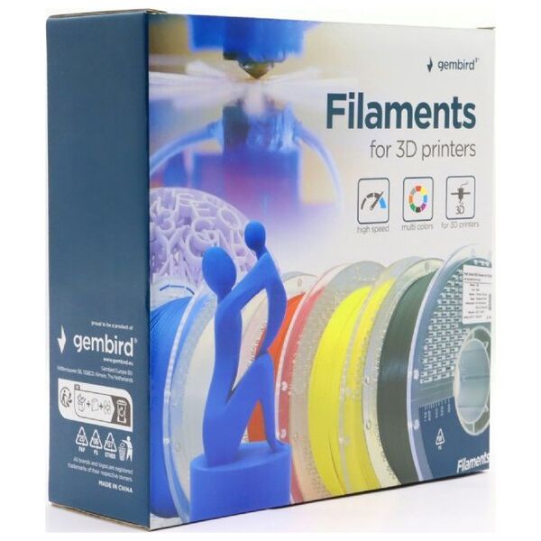 Gembird GEMBIRD Filament PLA High Speed ​​μπλε 1 75 mm 1 kg 14214340 8716309131643