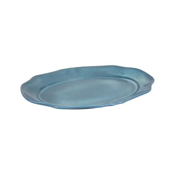 Tina Serveringsfat BLUE TINA - Large (38x27x3,5cm) - Stengods - Blå 14242260 7350000768268