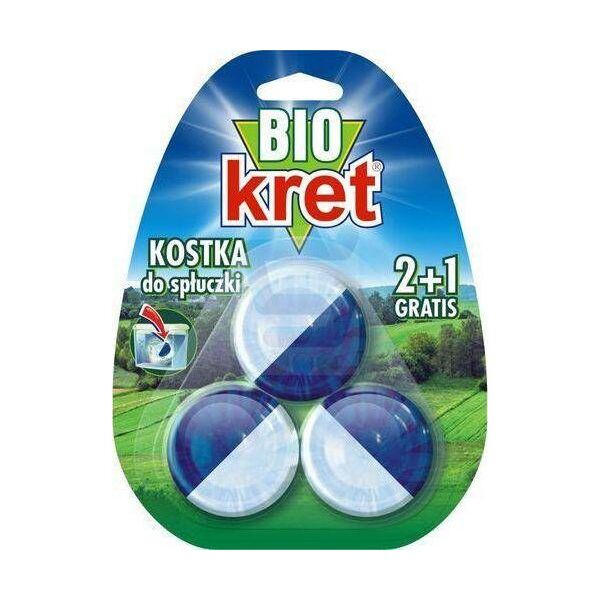 Kret KRET_Bio kostka do spłuczki z aktywatorem enzymatycznym 3x50g