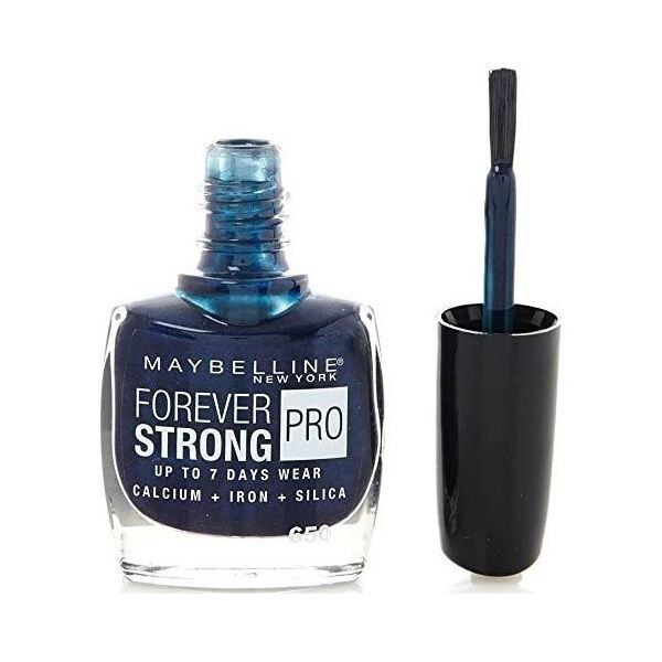 Maybelline  Maybelline, Forever Strong Super Stay 7 Days, Nail Polish, Nr. 650, Midnight Blue, 10 ml For Women