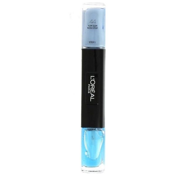 L'Oreal Paris L'Oreal Paris, Infallible, Βερνίκι νυχιών 2-σε-1, 44, Yum Gum Non-Stop, 2 x, 5 ml για γυναίκες 13080626 30120549