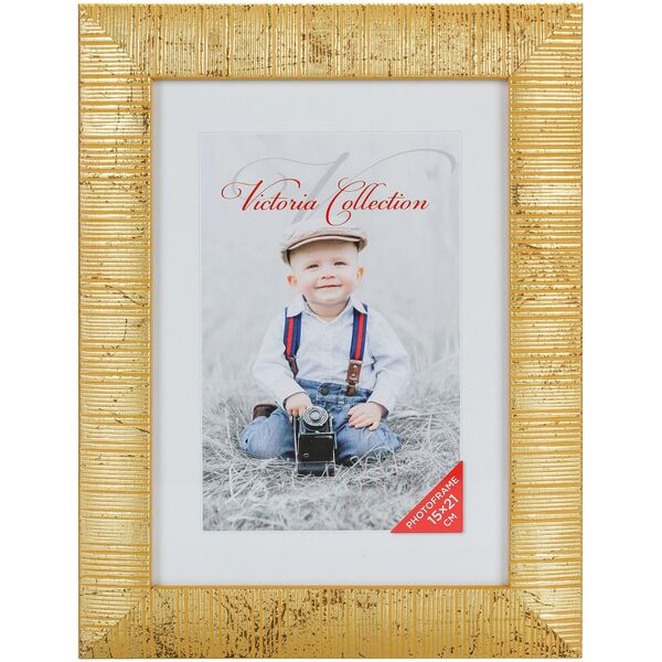 Victoria Collection Κορνίζα Άμμος 15x21, χρυσό (VI2455) 13991687 4741326206375