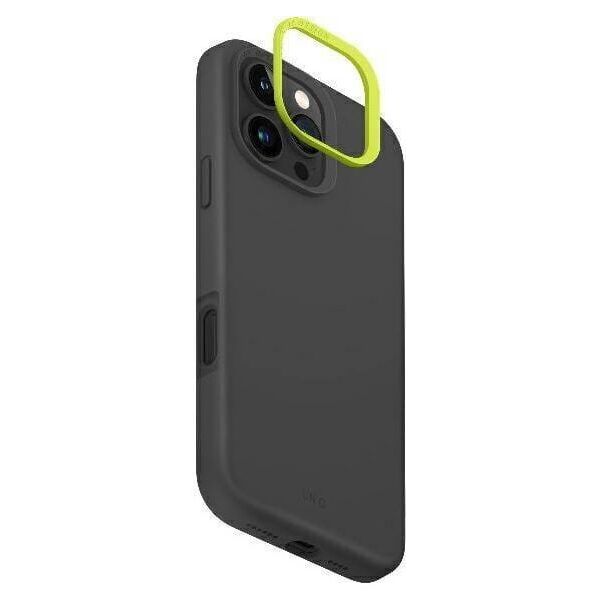 Uniq Etui UNIQ Lino Hue Apple iPhone 16 Pro Max Magclick Charging szary/charcoal grey