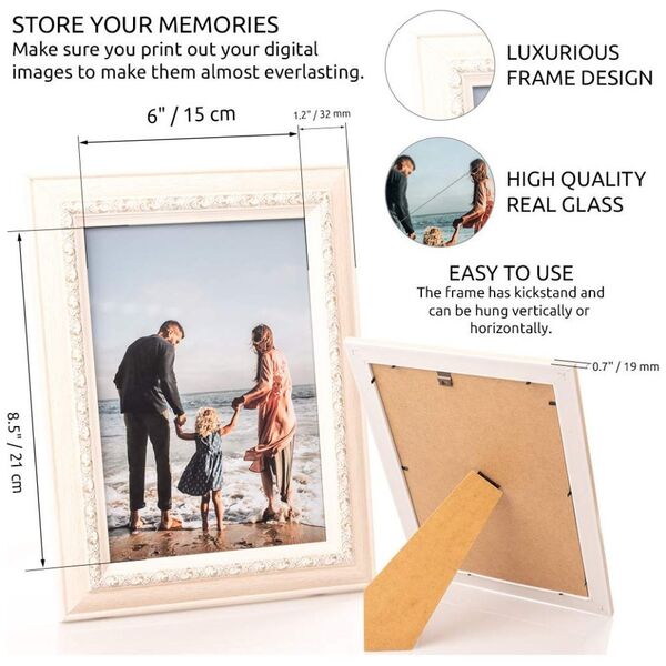 Photo frame Seoul 15x21, white